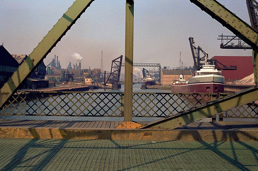 Lost steel inland bridge